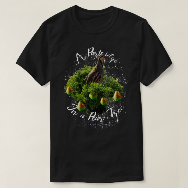 Partridge in Pear Tree T-Shirt (Design Front)