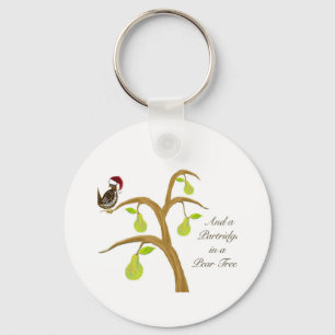 Partridge + Pear Tree Keychain