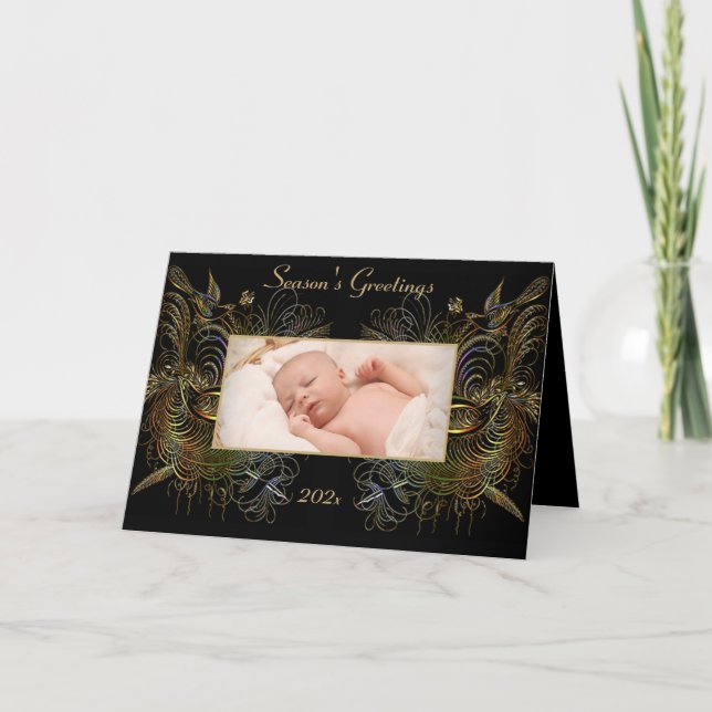 Partridge Photo Holiday Card (Front)