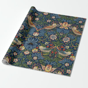 Partridges in a Floral Tree Wrapping Paper