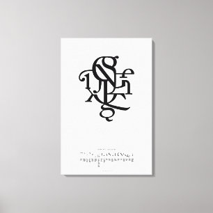 Parts of a Character 20 x 30 Canvas Print