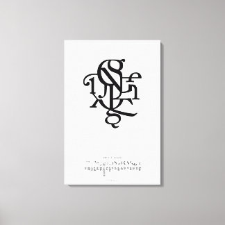 Parts of a Character 20 x 30 Canvas Print