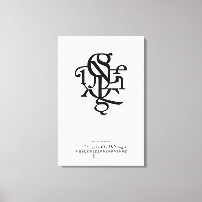 Parts of a Character 20 x 30 Canvas Print (Front)