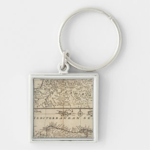 Parts of Barbary, Africa Keychain