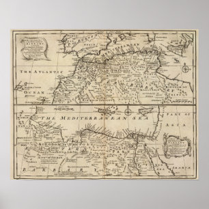 Parts of Barbary, Africa Poster
