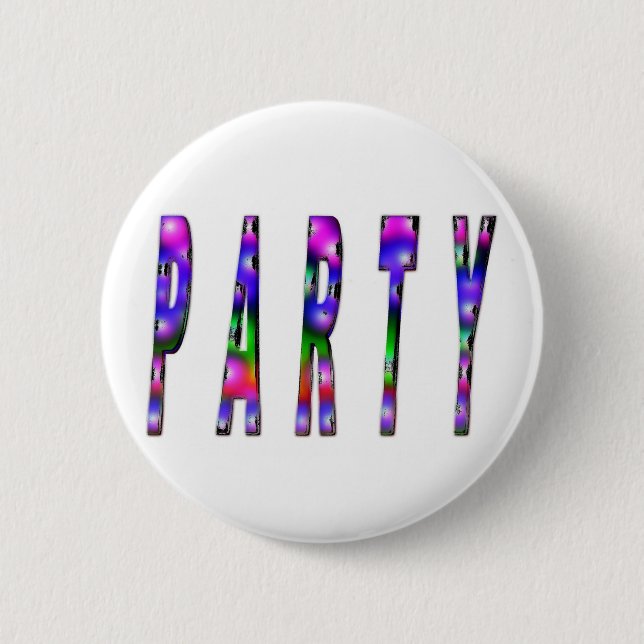 Party 2 Inch Round Button (Front)