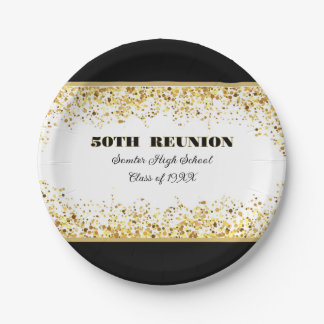 Party! 50th Class Reunion custom  Paper Plate