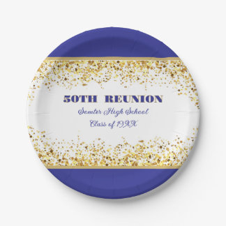 Party! 50th Class Reunion custom  Paper Plate