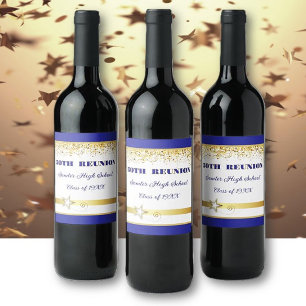 Party! 50th Class Reunion custom  Wine Label