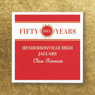 Party! 50th Reunion Celebration Napkin