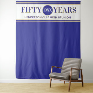 Party! 50th Reunion Photo Backdrop tapestry