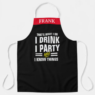 Party Alcohol Lover - Christmas Gift For Host Apron