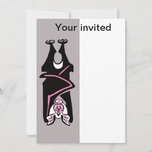 Party animal - BAT Crazy -Halloween -Wildlife - Invitation