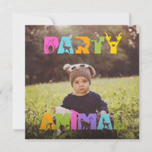 Party Animal Birthday  Invitation