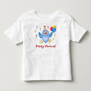 Party Animal Bluebird Toddler T-shirt