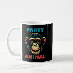 Party Animal Chimpanzee Monkey Ape Gorilla Orangut Coffee Mug