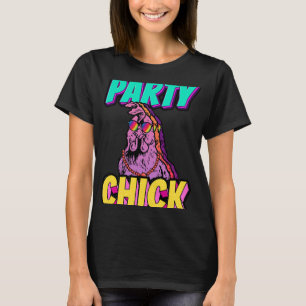 Party Animal Colorful Partying Club Disco Party Ch T-Shirt