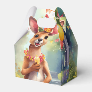 Party Animal Cute Kangaroo v2    Favor Box