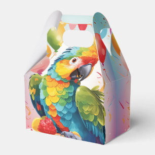Party Animal Cute Parrot v2    Favor Box