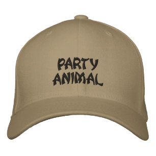 PARTY ANIMAL EMBROIDERED HAT