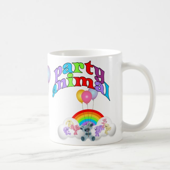 Party Animal Fun Coffee Mug (Right)