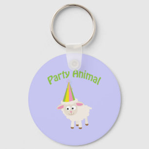 Party Animal Lamb Keychain