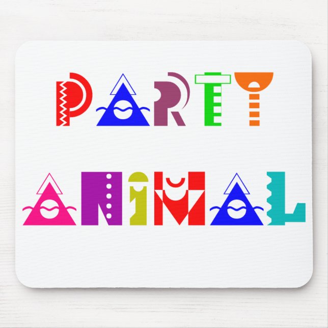 Party Animal Mouse Pad (Front)