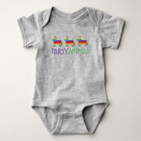 PARTY ANIMAL Rainbow Donkey Piñata Birthday Fiesta