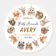 Party Animals 2nd Birthday | Cute Jungle Animal