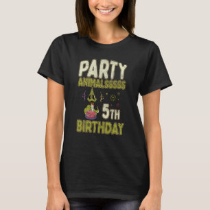 Party Animals 5th Birthday Snake Phyton Boa Serpen T-Shirt