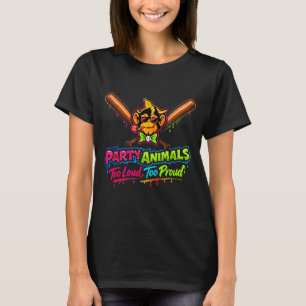 Party animals baseball jersey  T-Shirt