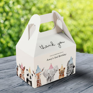 Party Animals Birthday Favor Box