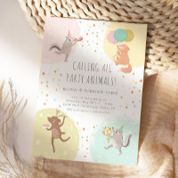 Party Animals Colourful Kids' Birthday Party