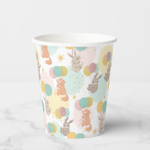 Party Animals Colourful Kids Birthday Party Paper Cups