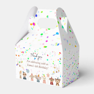 Party Animals Customizable Favor Box