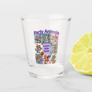 Party Animals "Happy New Year" Shot Glass