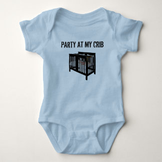 party at my crib baby bodysuit