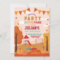Party at the Park Birthday Autumn Fall Picnic