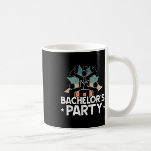 Party Bachelor Drinking Team Beer Bride Groom Coffee Mug