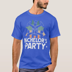 Party Bachelor Drinking Team Beer Bride Groom T-Shirt