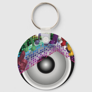 Party Background Keychain