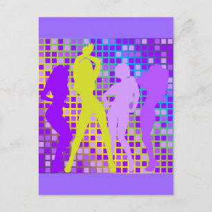 Party Background Postcard