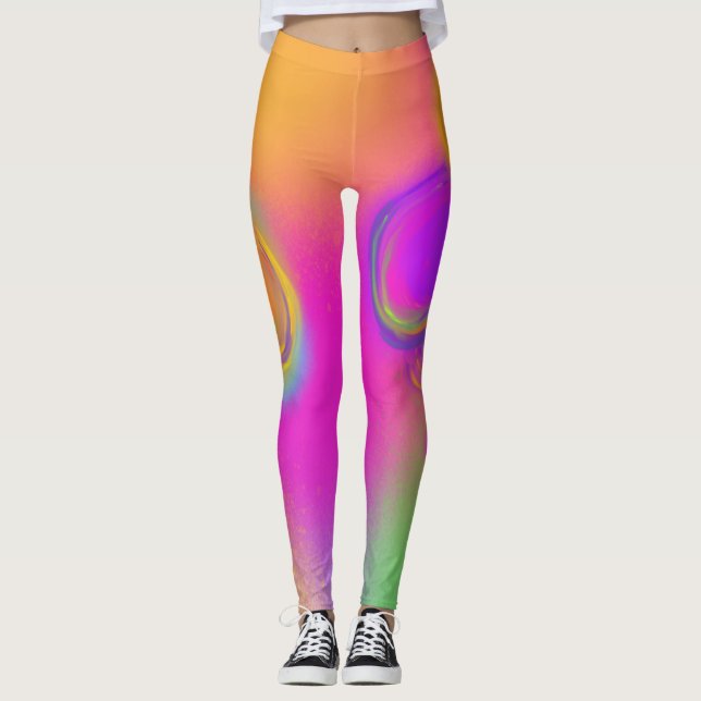 Party Balloon Design Leggings (Front)