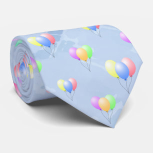Party Balloons Blue Tie