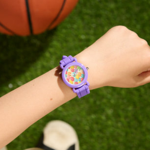 Party balloons in different colors watch
