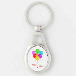Party Balloons Keychain
