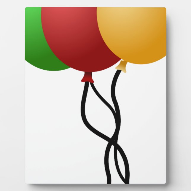 Party Balloons Plaque (Front)