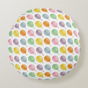 Party Balloons Rond Kussen Round Pillow