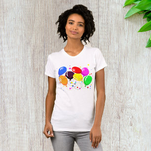 Party Balloons Womens T-Shirt