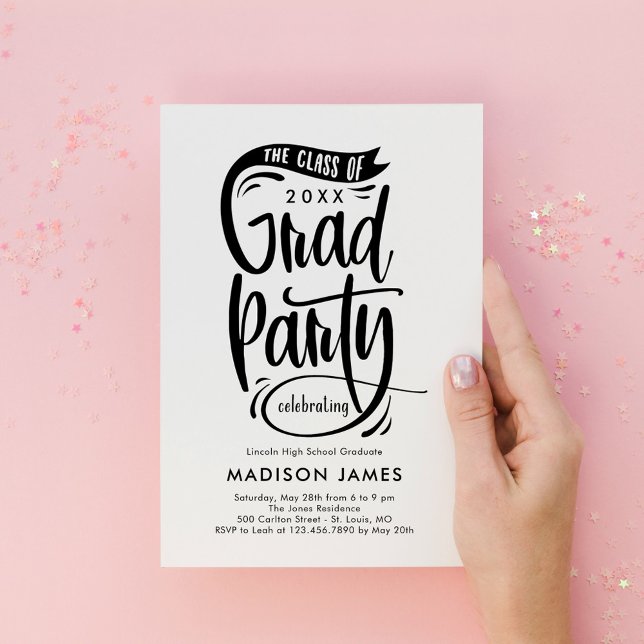 Party Banner Graduation Party Invitation (Creator Uploaded)